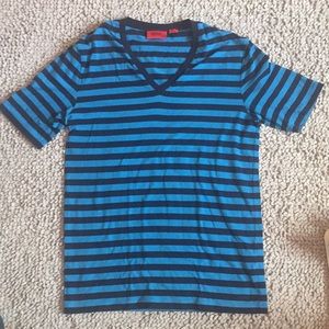 Hugo Boss Striped V neck Shirt like new